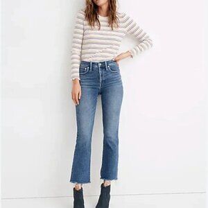 Madewell Cali Demi-Boot Jeans in Fleetwood Wash size 25